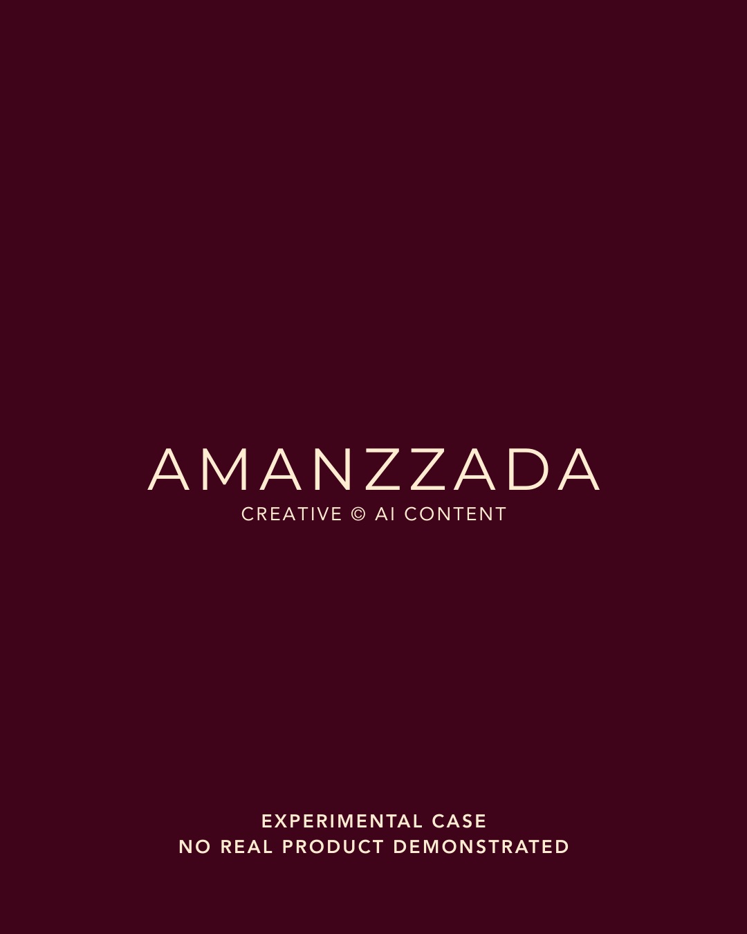 Amanzzada Creative AI Studio